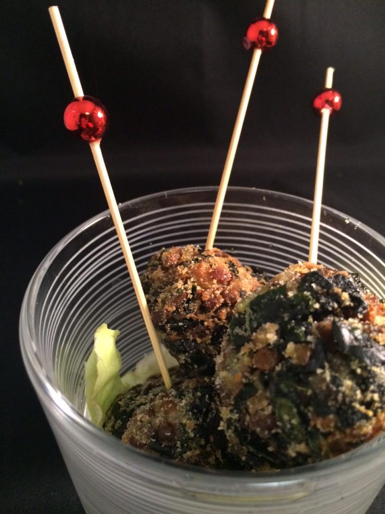 Polpette di cavolo nero e lenticchie