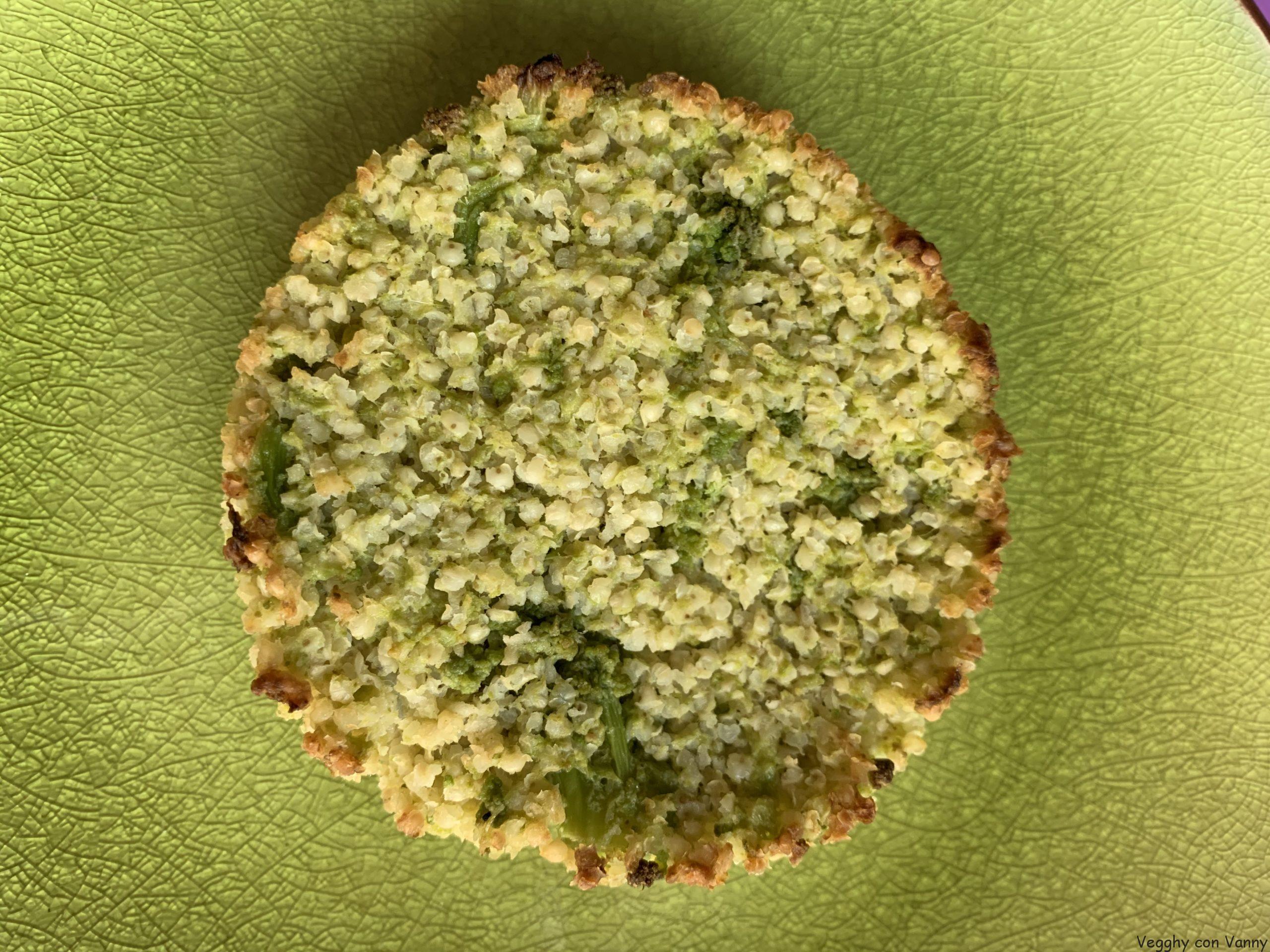 Vegan burger di miglio e broccolo romanesco